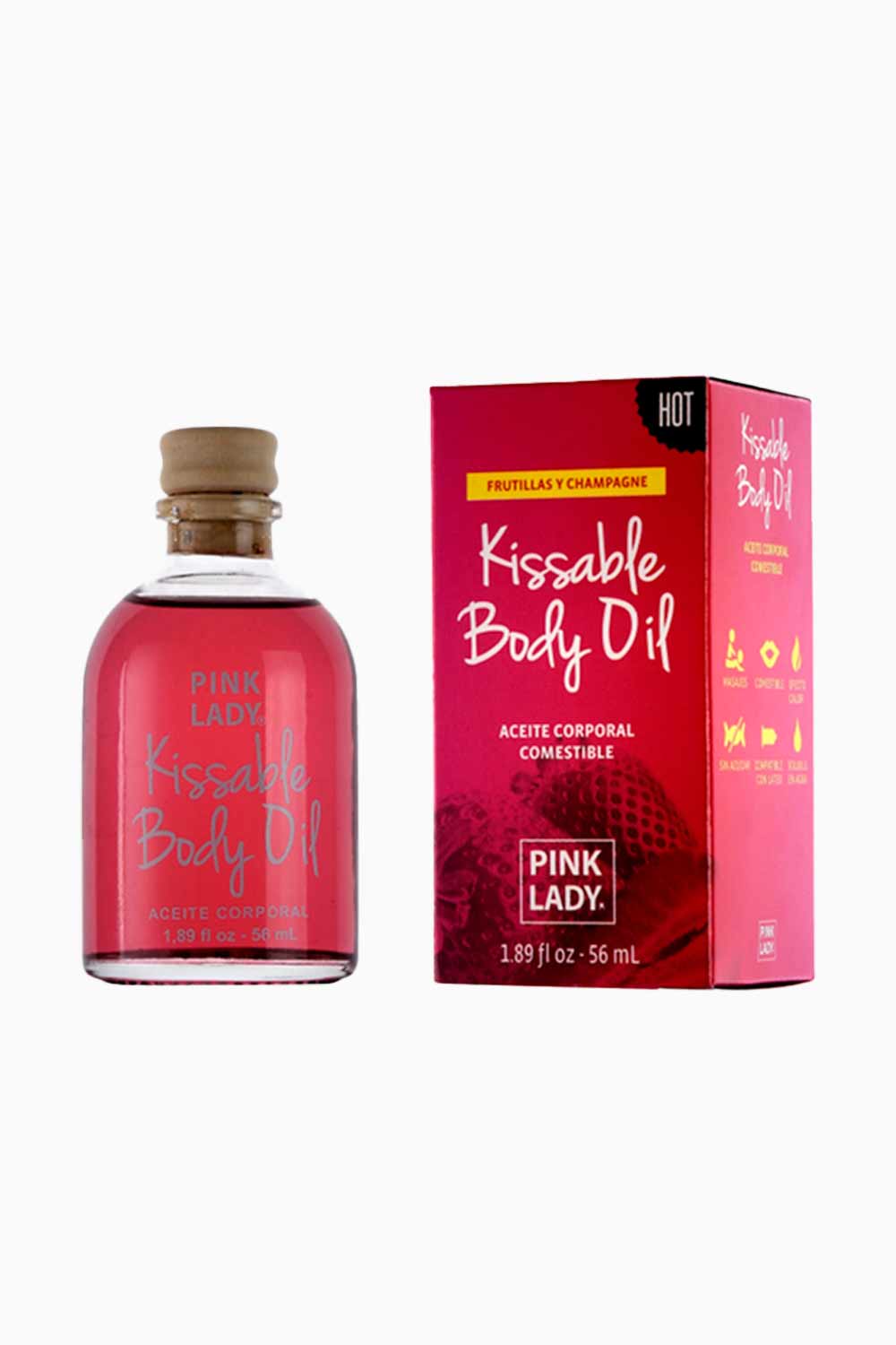 BESABLE | Aceite para Masajes & Lubricación Frutilla 56 ml