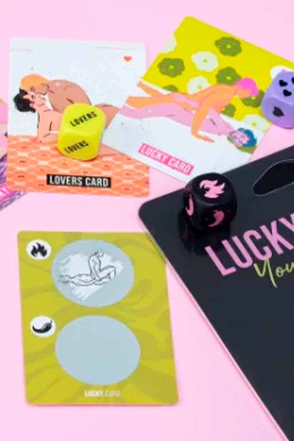 Lucky Lovers Boys | Juego de cartas y dados erótico