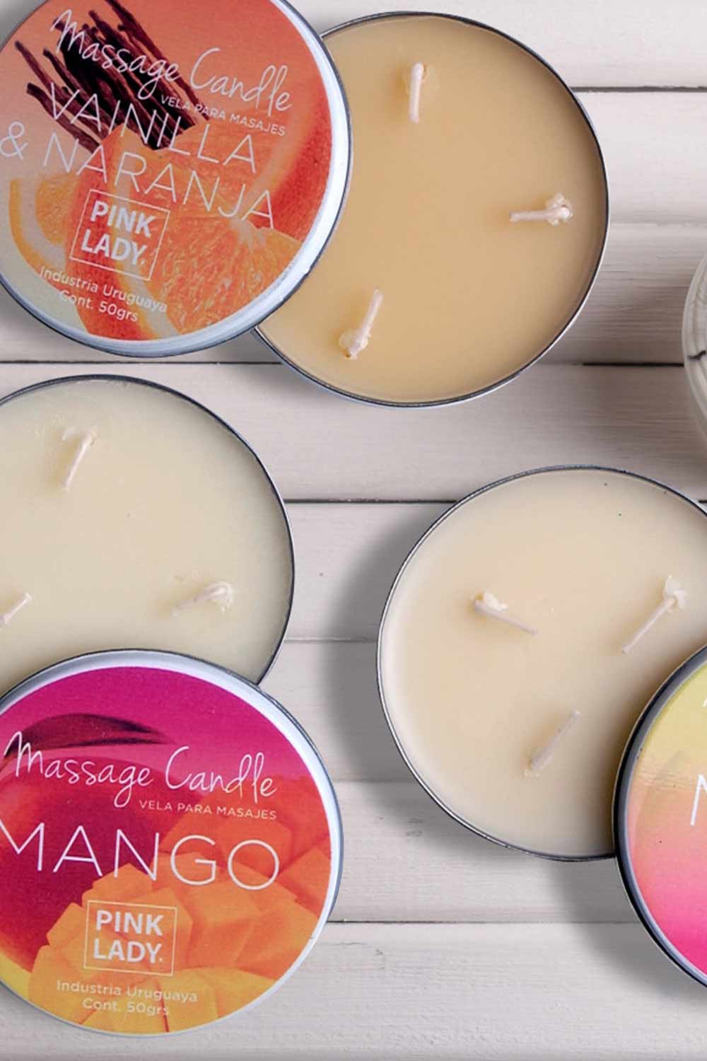 VELA | Vela con Aceite para Masajes Mango