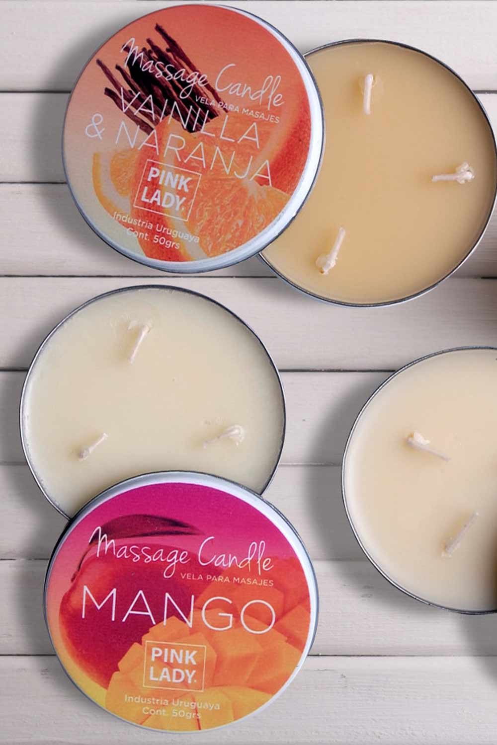 VELA | Vela con Aceite para Masajes Vainilla Naranja